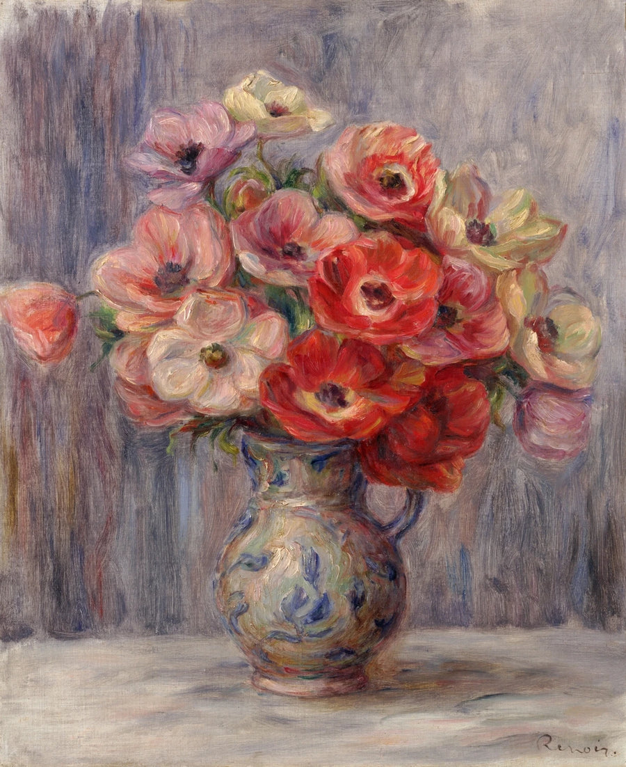 Anemoneet - Pierre-Auguste Renoir