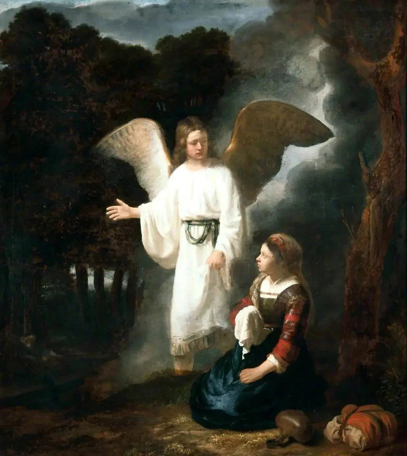 Enkelin ilmestyminen Hagarille - Rembrandt