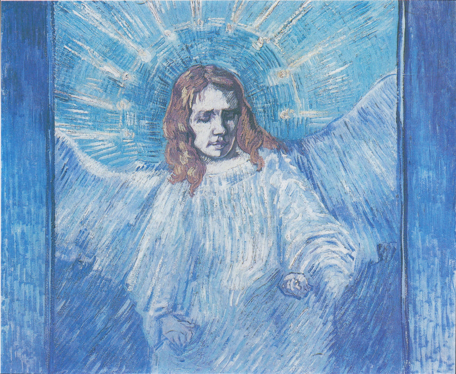 Puolihahmo enkeli (Rembrandtin mukaan) - Vincent van Gogh