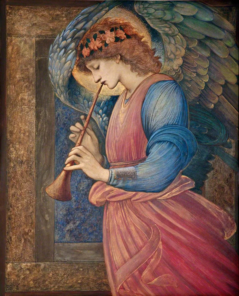 Ange soittamassa flageoletia - Edward Burne-Jones