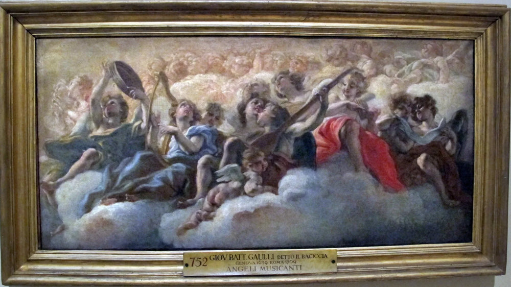 Angeli musicanti - Giovanni Battista Gaulli image 1 reproduction réalisée par Alpha Reproduction