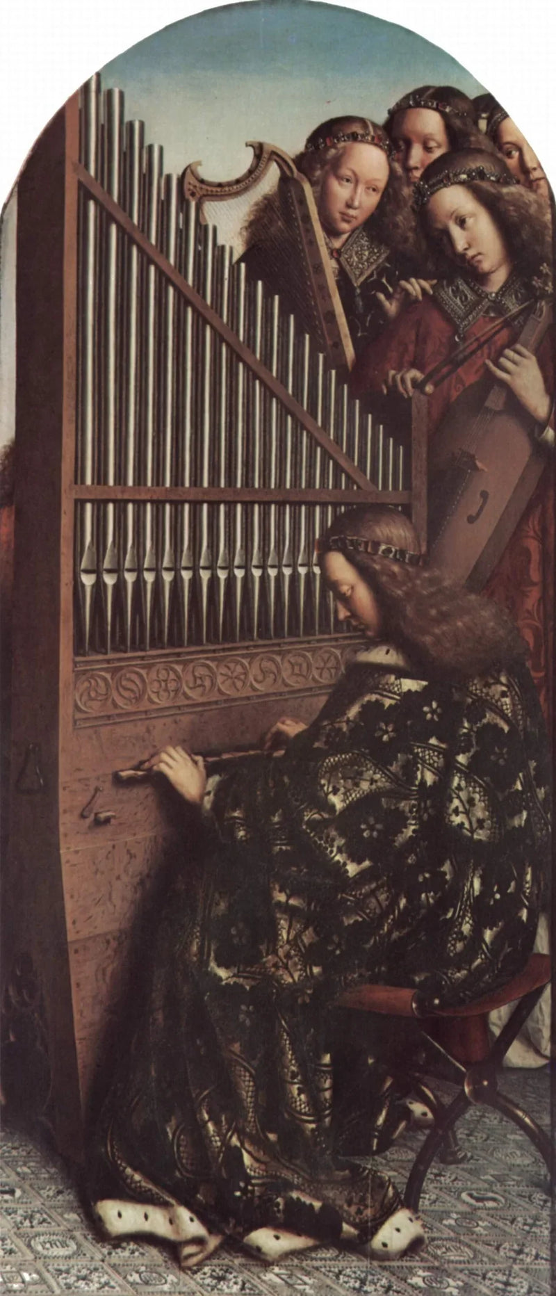 Enkelit muusikot - Hubert van Eyck