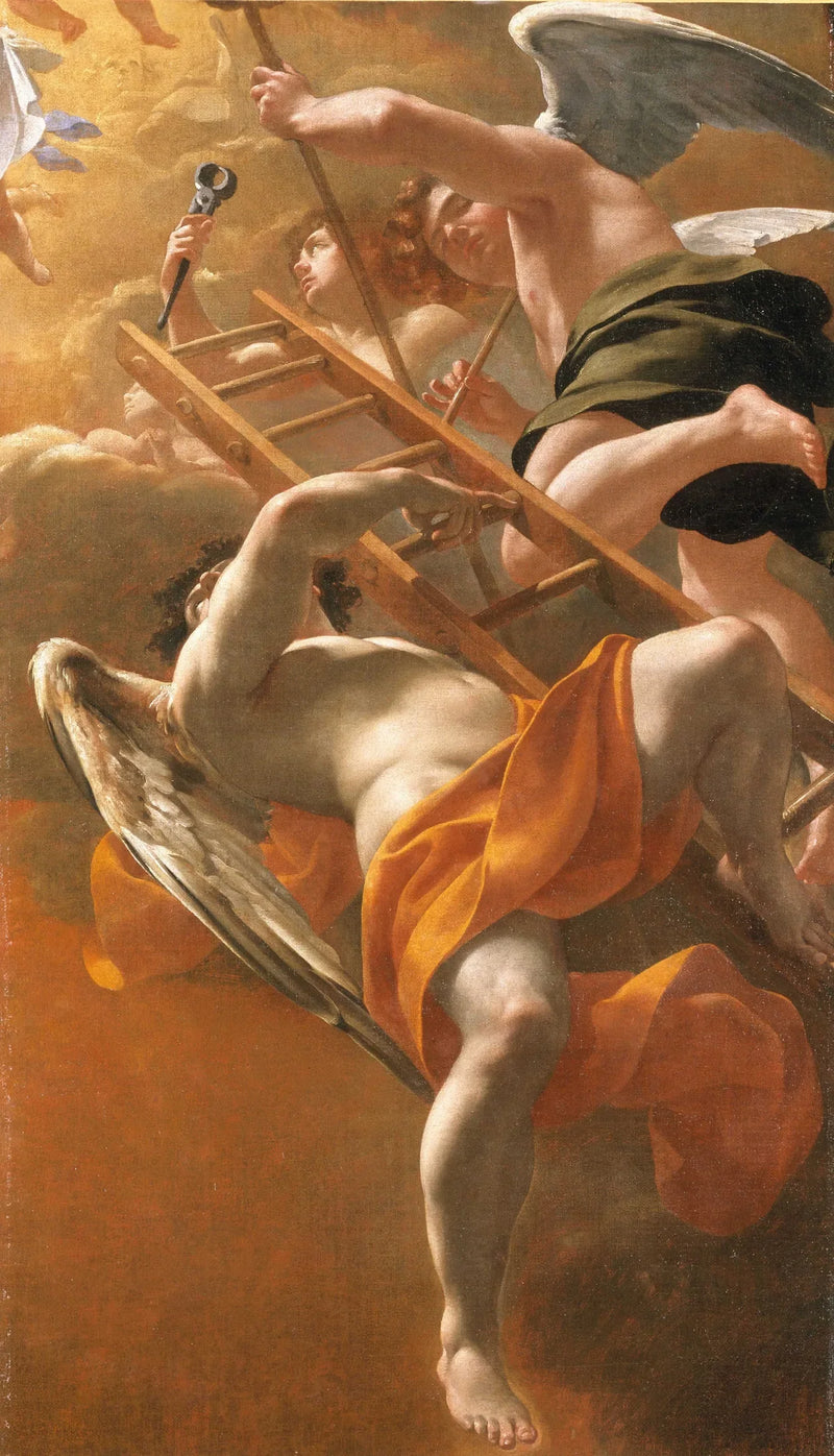 Enkelit, jotka kantavat kärsimyksen välineitä - Simon Vouet