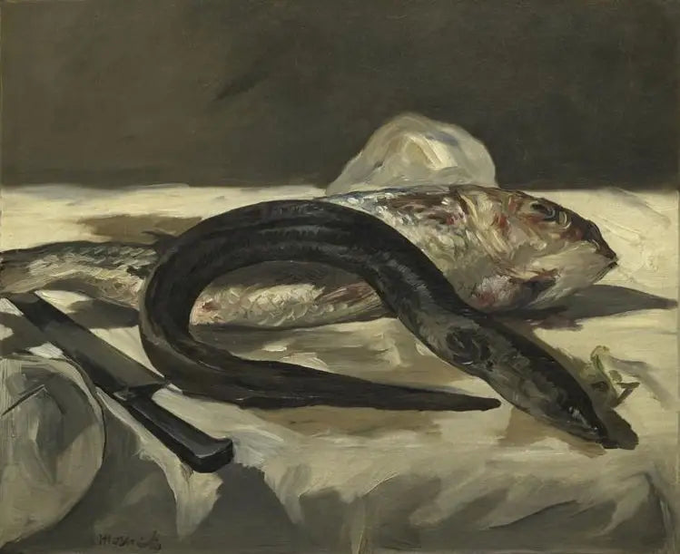 Ankerias ja Punakylki - Édouard Manet