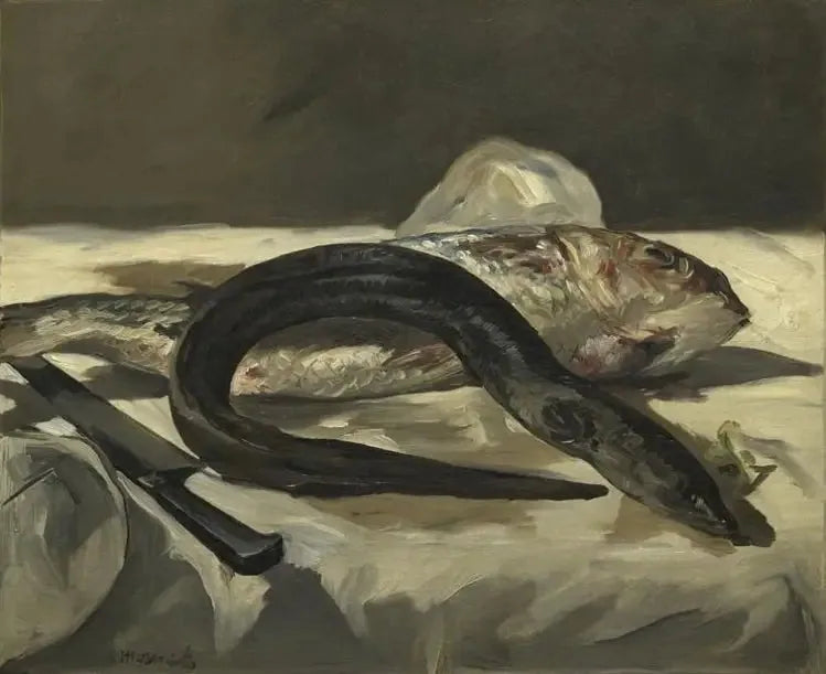 Ankerias ja Punakylki - Édouard Manet