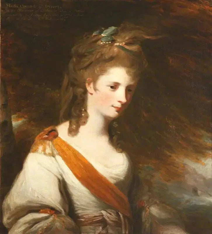 Anna Maria Lewis, Dysartin kreivitär (1745-1804) Miranda-roolissa (Reynoldsin mukaan) - John Constable