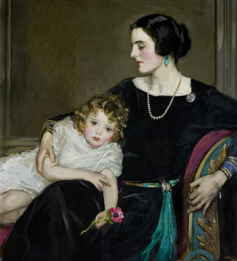 Anne Moira ja kunnianarvoisa rouva Forbes-Sempill - John Lavery