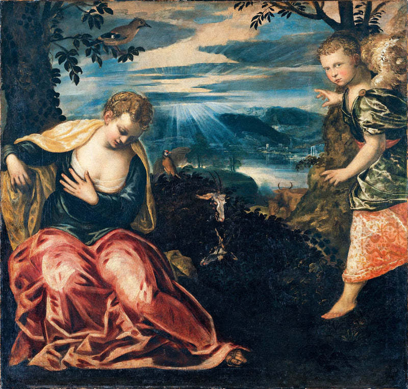 Vahvistus Manoahin vaimolle - Jacopo Tintoretto