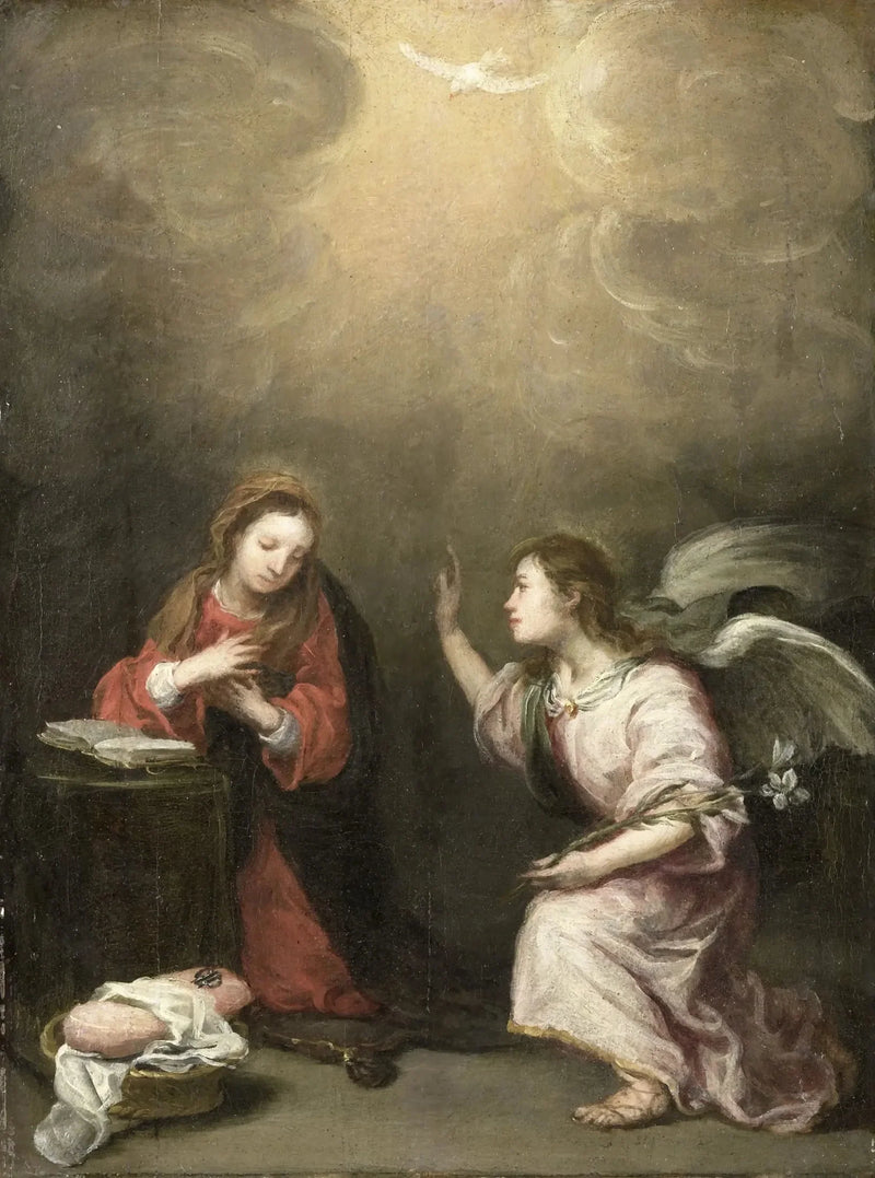 Väläytys neitsyt - Bartolomé Esteban Murillo