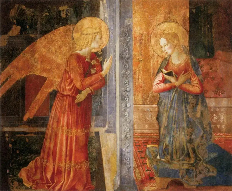 San Domenicon ilmoitus - Benozzo Gozzoli