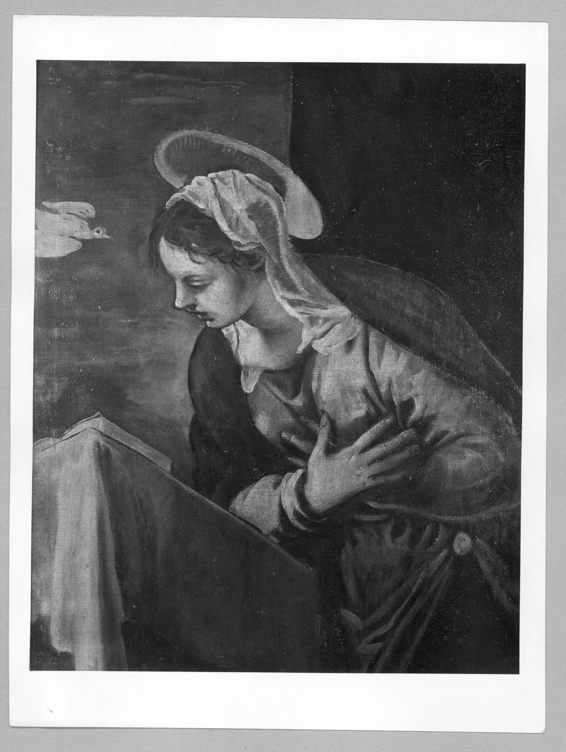 L'Annonciation à Marie ; Marie - Le Tintoret