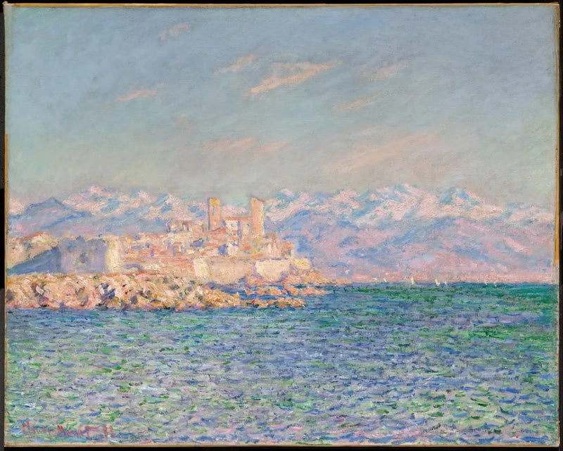 Antibes, iltapäivätehoste W1158 - Claude Monet