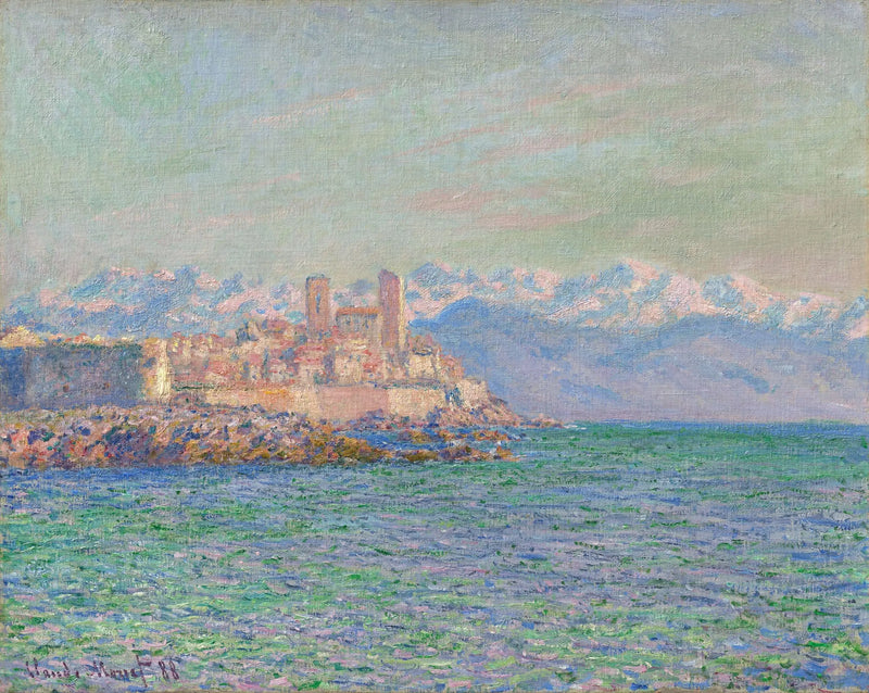 Antibes, linnoitus - Claude Monet