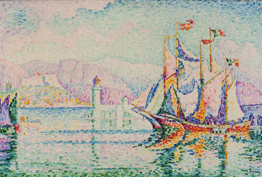 Antibes - Aamu. - Paul Signac