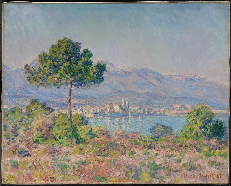 Antibes Notre-Damen tasangolta - Claude Monet