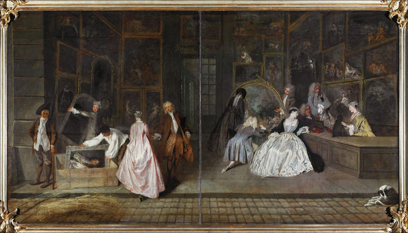 L’Enseigne de Gersaint - Antoine Watteau