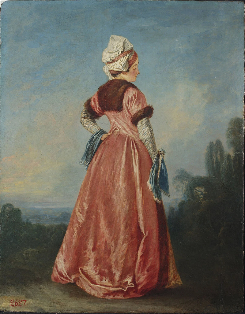La Femme polonaise - Antoine Watteau