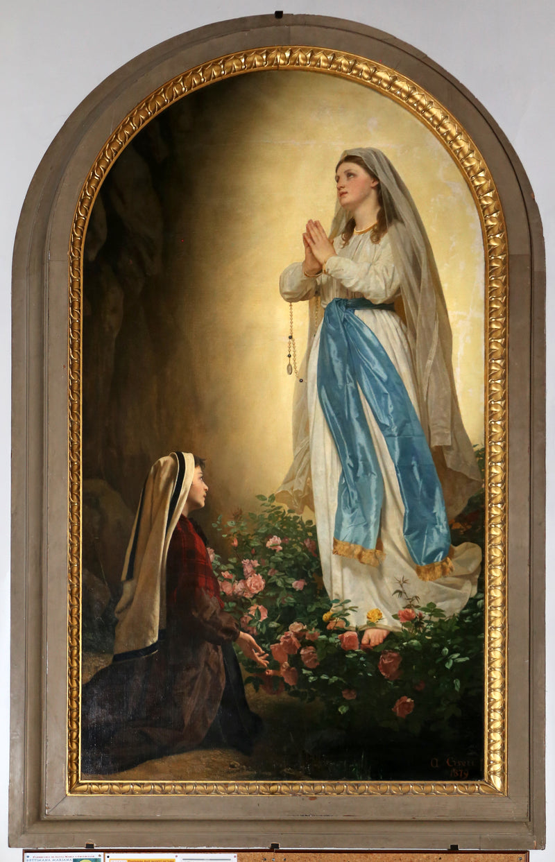 Apparition de Notre-Dame de Lourdes à Bernadette - Antonio Ciseri