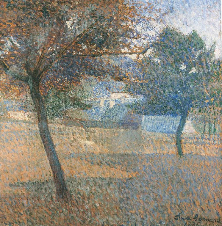 Elokuu, hedelmätarha Pont Avenissa - Émile Bernard