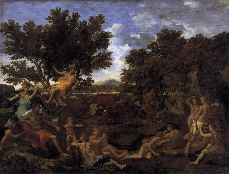 Apollon rakastunut Dafnéen - Nicolas Poussin