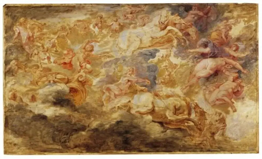 Apollon auringon vaunussa - Peter Paul Rubens