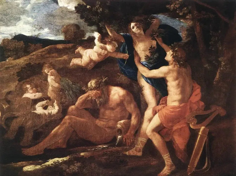Apollon ja Dafné - Nicolas Poussin