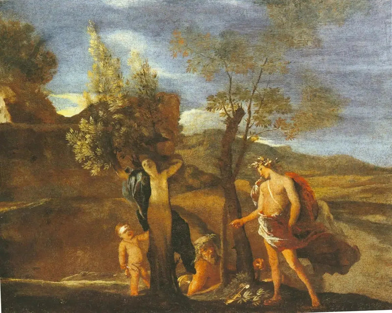 Apollon ja Dafné - Nicolas Poussin