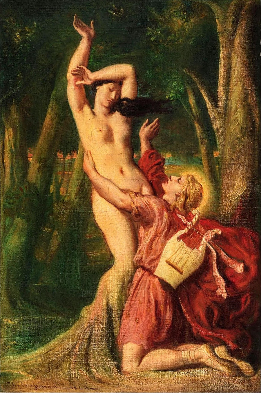 Apollon ja Daphné - Théodore Chassériau