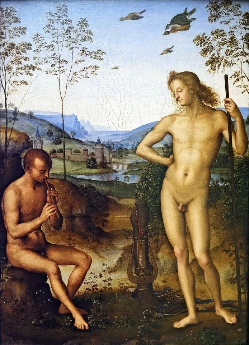 Apollon ja Daphnis - Pietro Perugino