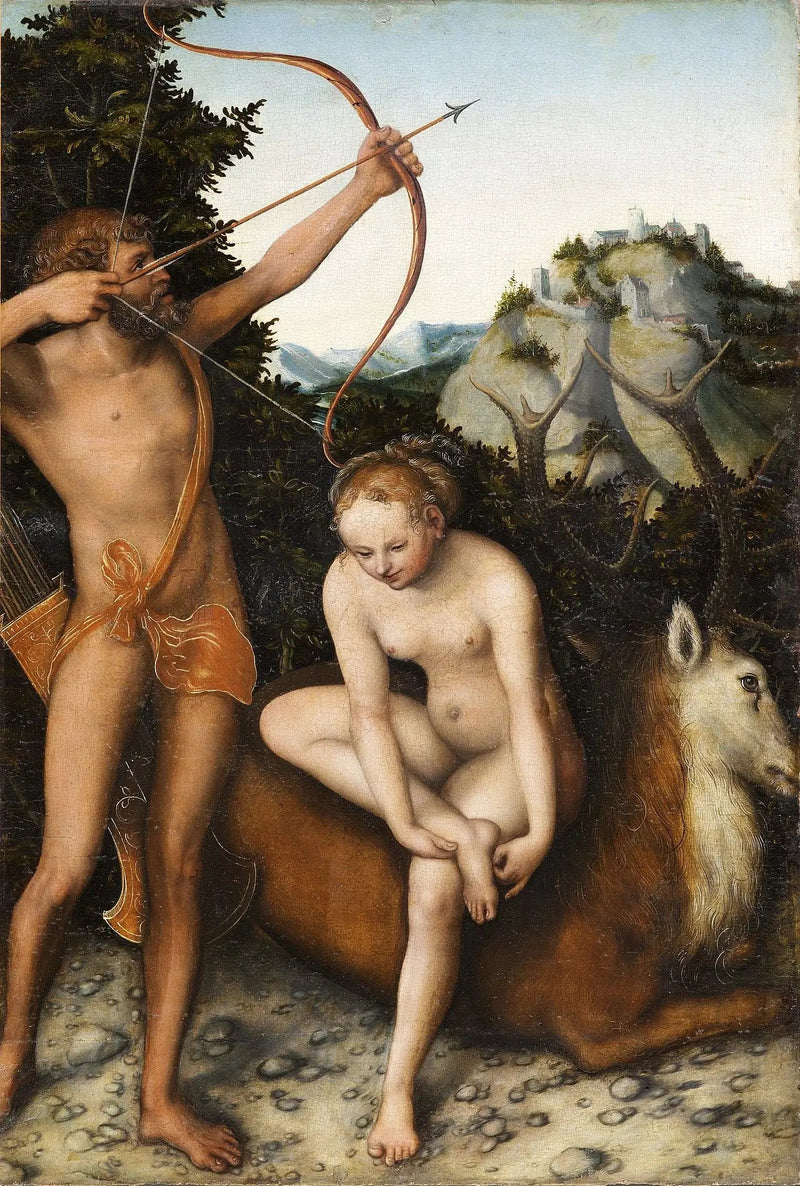 Apollon ja Diane - Lucas Cranach vanhempi