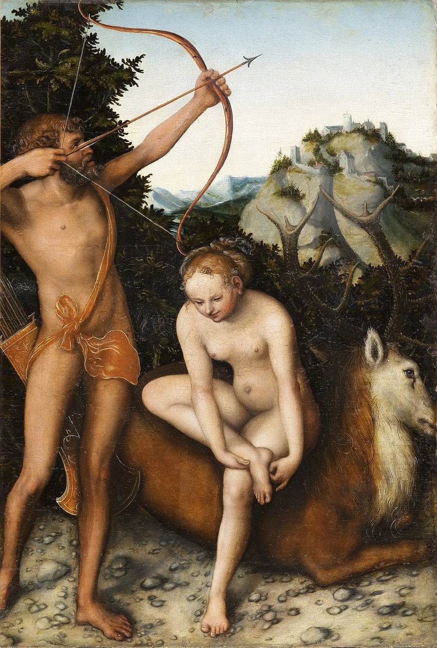 Apollon ja Diane - Lucas Cranach vanhempi