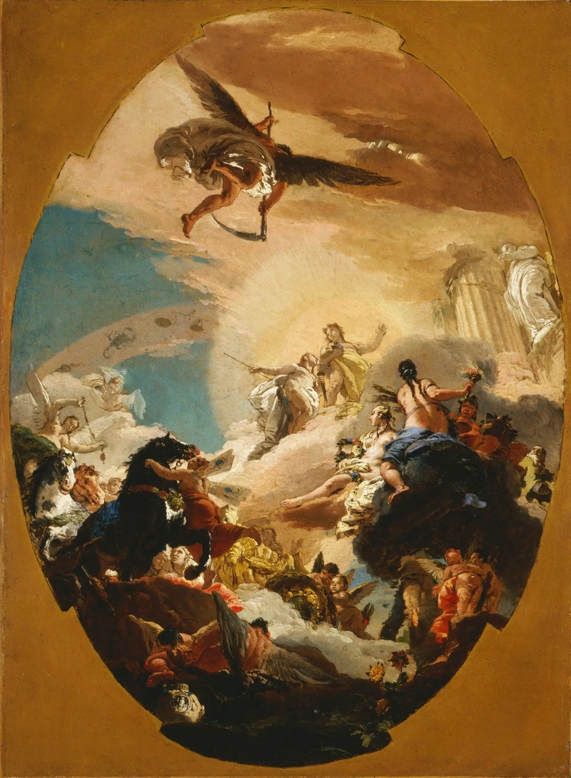 Apollon ja Phaéton - Giovanni Battista Tiepolo