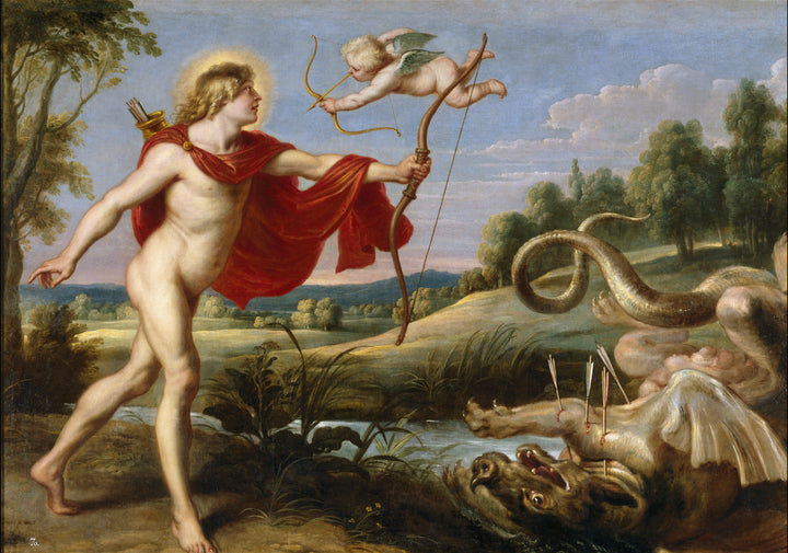 Apollo ja Python - Cornelis de Vos