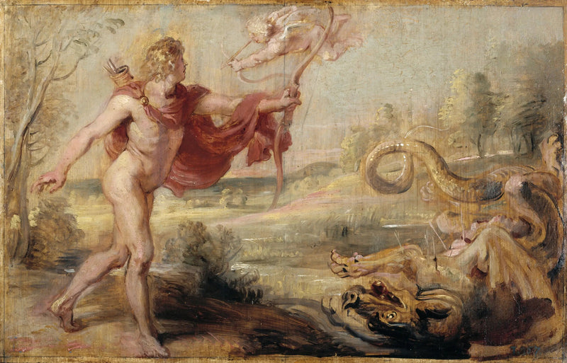 Apollon ja Python - Peter Paul Rubens