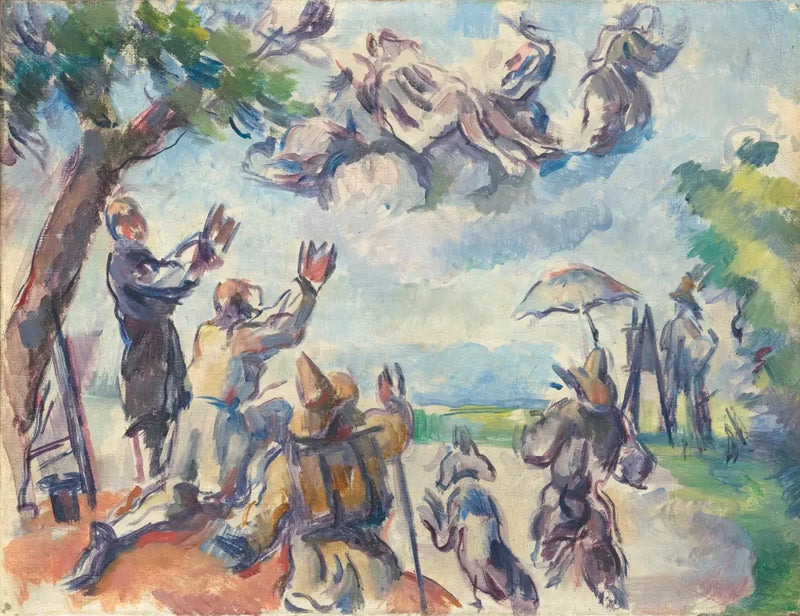 Delacroixin apoteoosi - Paul Cézanne