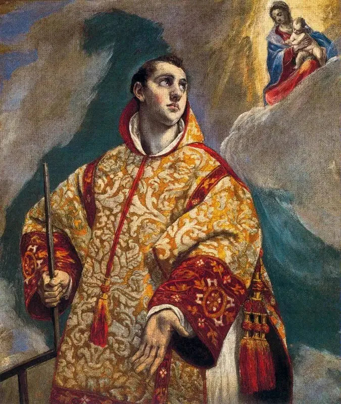 Neitsyt Marian ilmestyminen San Lorenzossa - El Greco