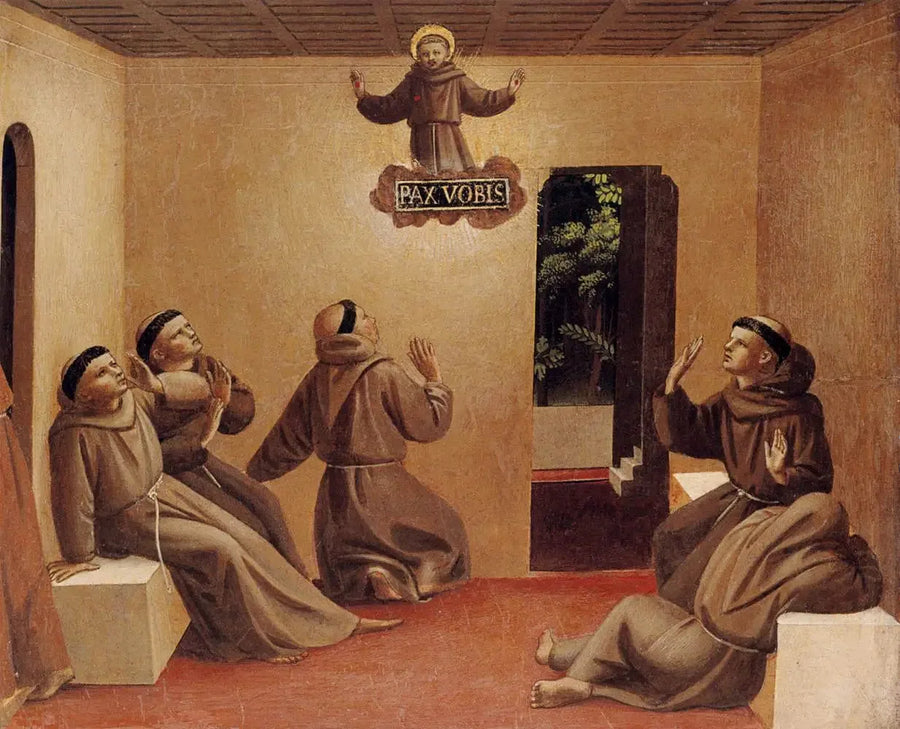 Pyhä Franciscus ilmestys Arlesissa - Fra Angelico