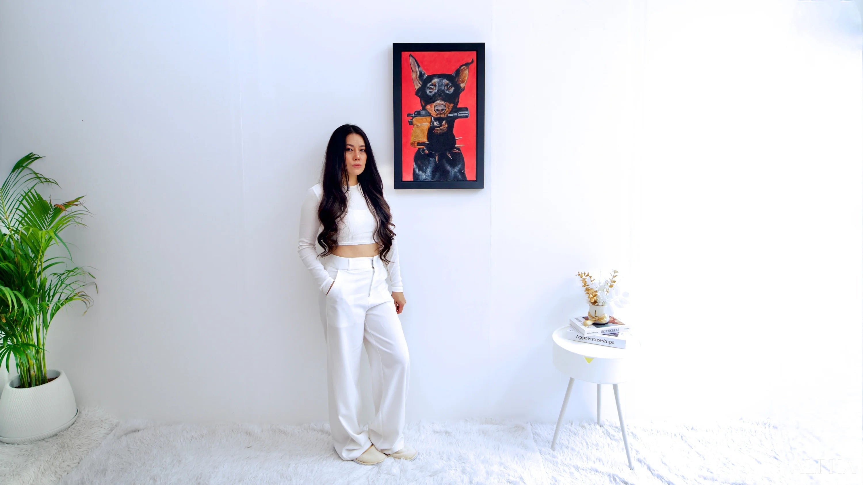 Bring my weapon - Wachirawit | 35 X 60 cm Reproductions de tableaux à la peinture à l’huile