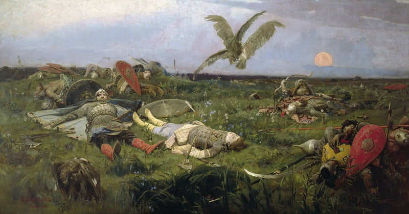Prinssi Igorin taistelun jälkeen - Viktor Vasnetsov