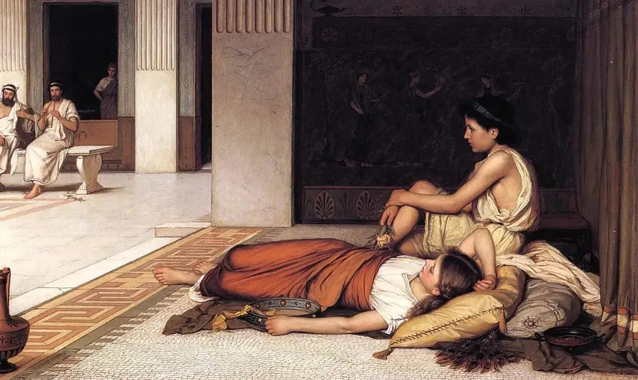 "Tanssin jälkeen - John William Waterhouse"