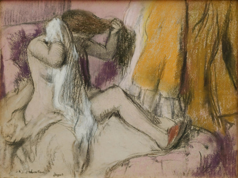Kylvyn jälkeen - Edgar Degas