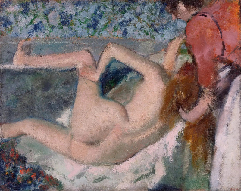 Kylvyn jälkeen - Edgar Degas
