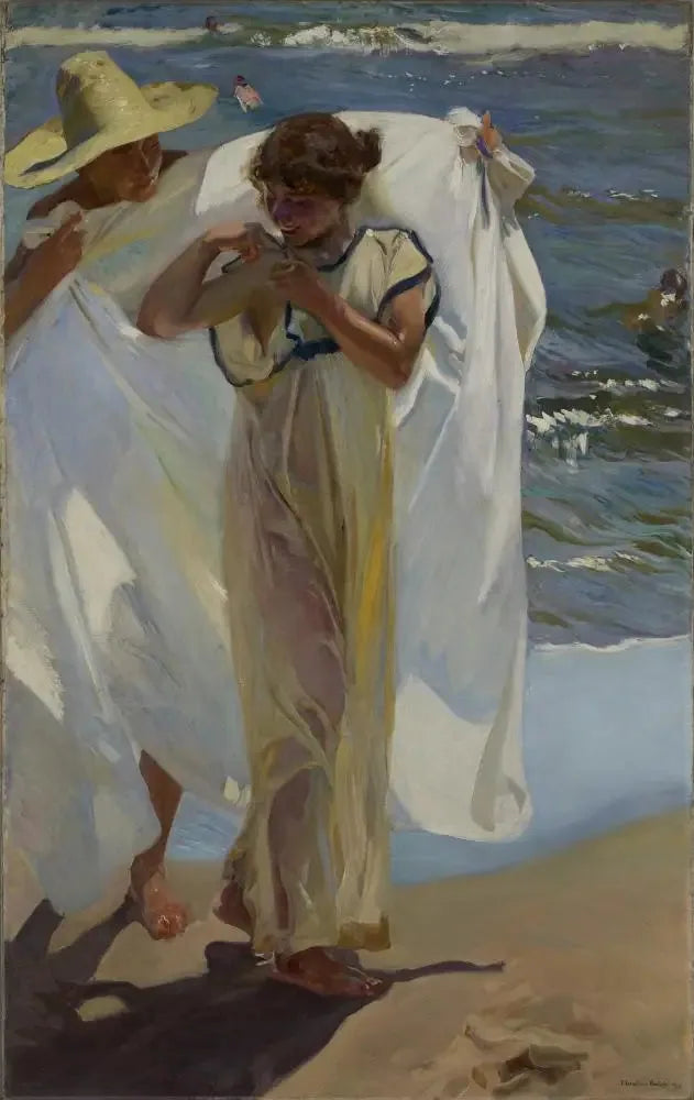Kylvyn jälkeen - Joaquín Sorolla