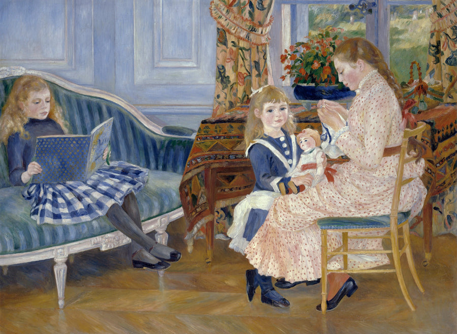 Lasten iltapäivä Wargemontissa - Pierre-Auguste Renoir