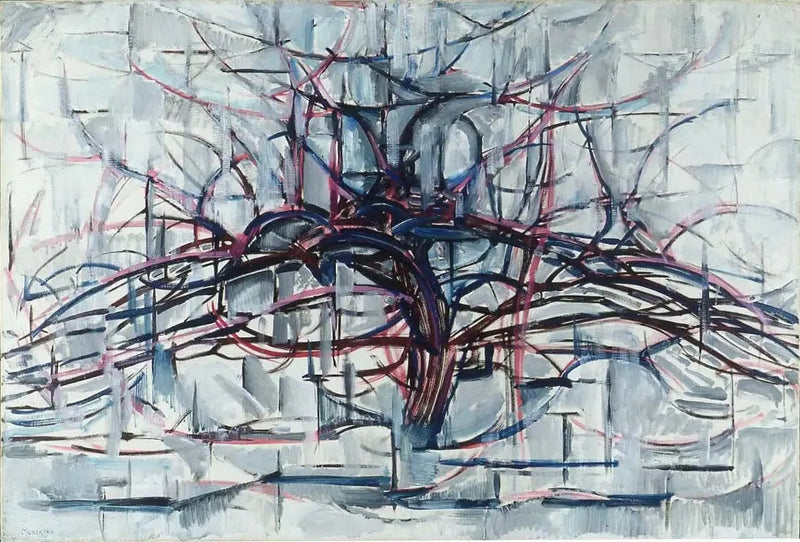 Vaaka puu - Piet Mondrian