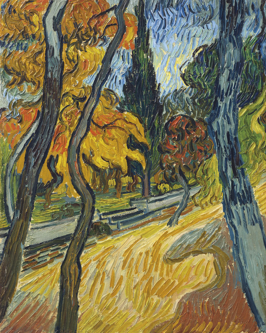 Puut mielisairaalan puutarhassa - Vincent van Gogh