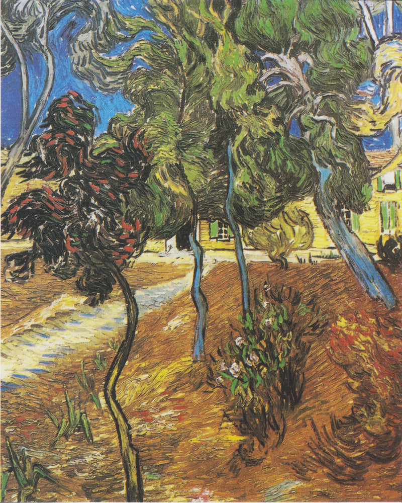 Saint-Paulin sairaalan puutarhan puut - Vincent van Gogh