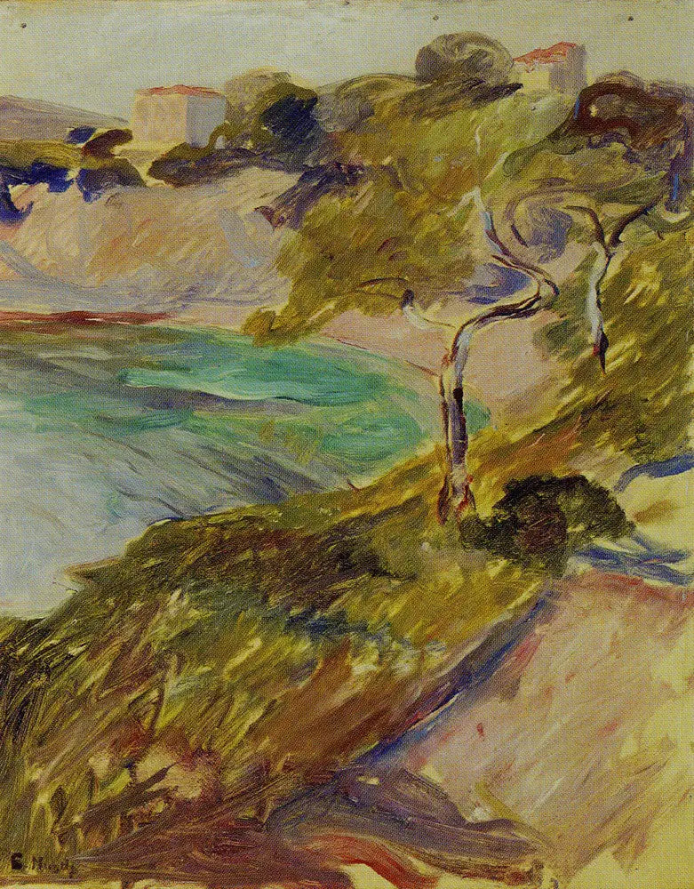 Puita Välimeren lähellä - Edvard Munch