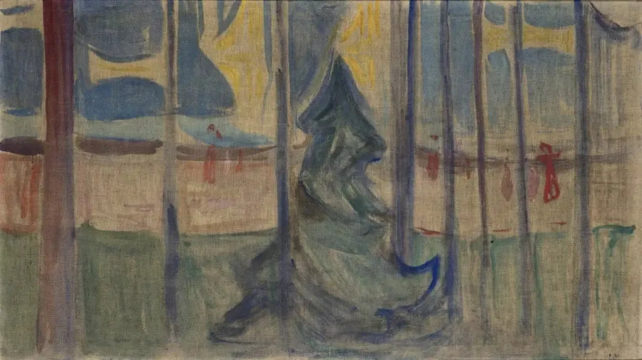 Puita meren äärellä (Frise Reinhardt) - Edvard Munch