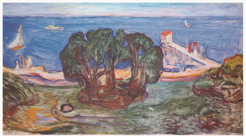 Puut rannalla (Frise Linde) - Edvard Munch